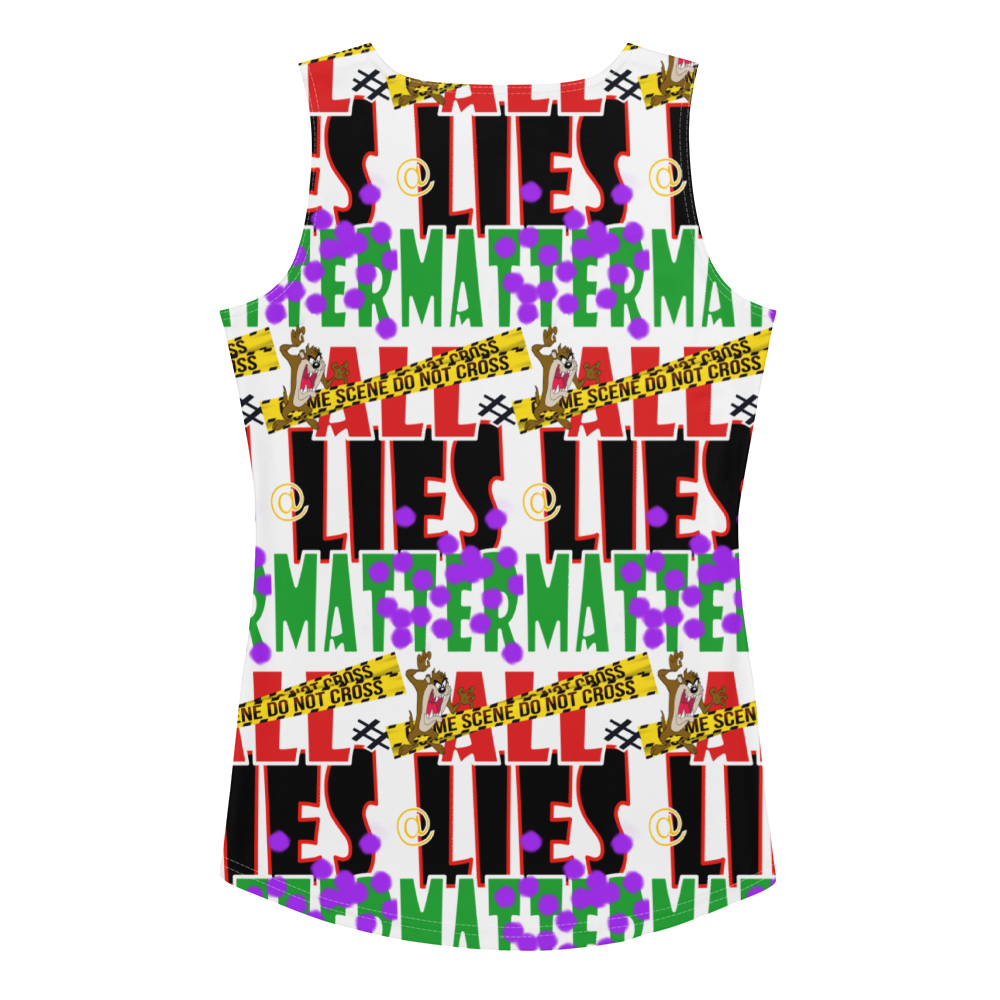 WHAT-wear All Lies AO Womens' Tank Top