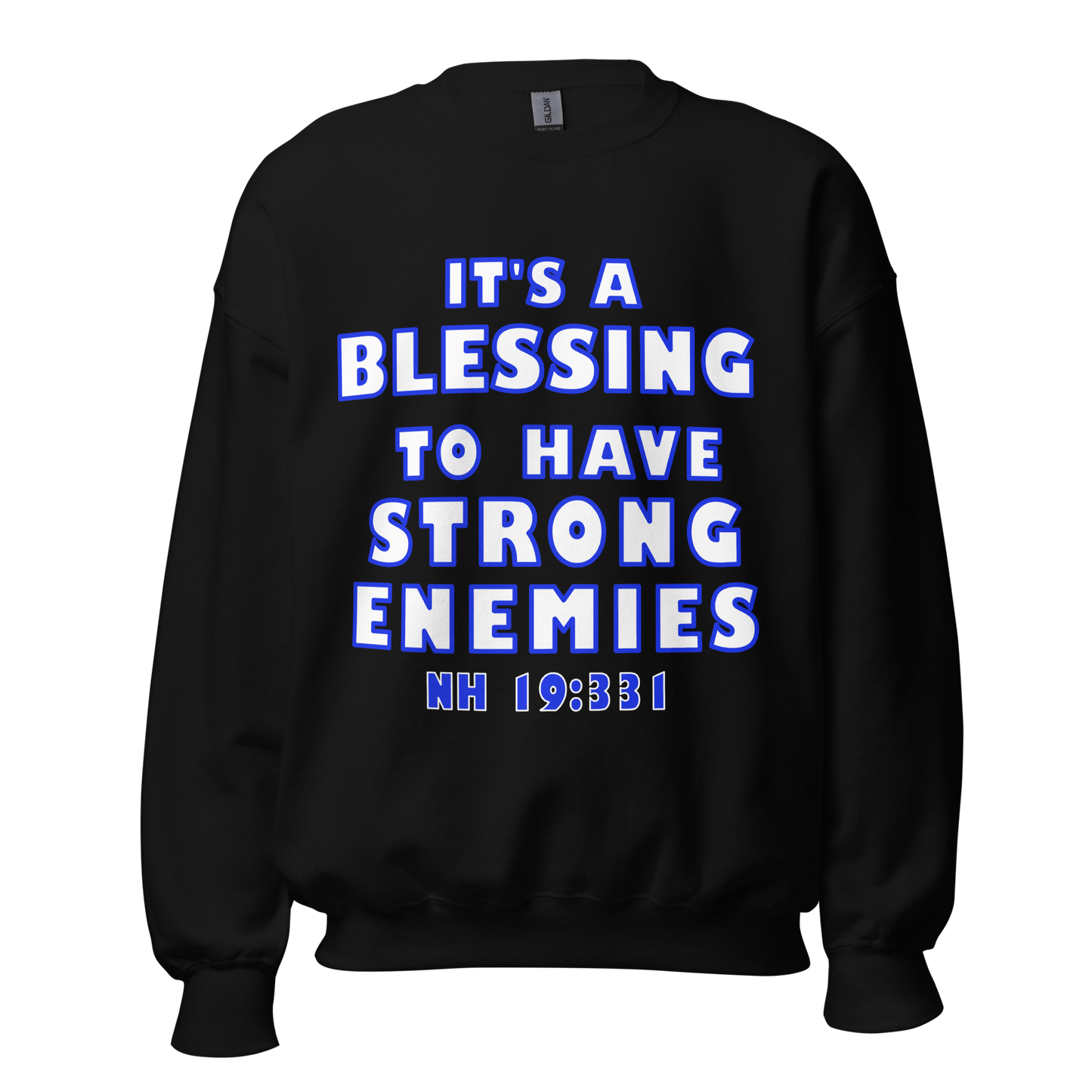 Whatwear Strong Enemies blu Sweatshirt