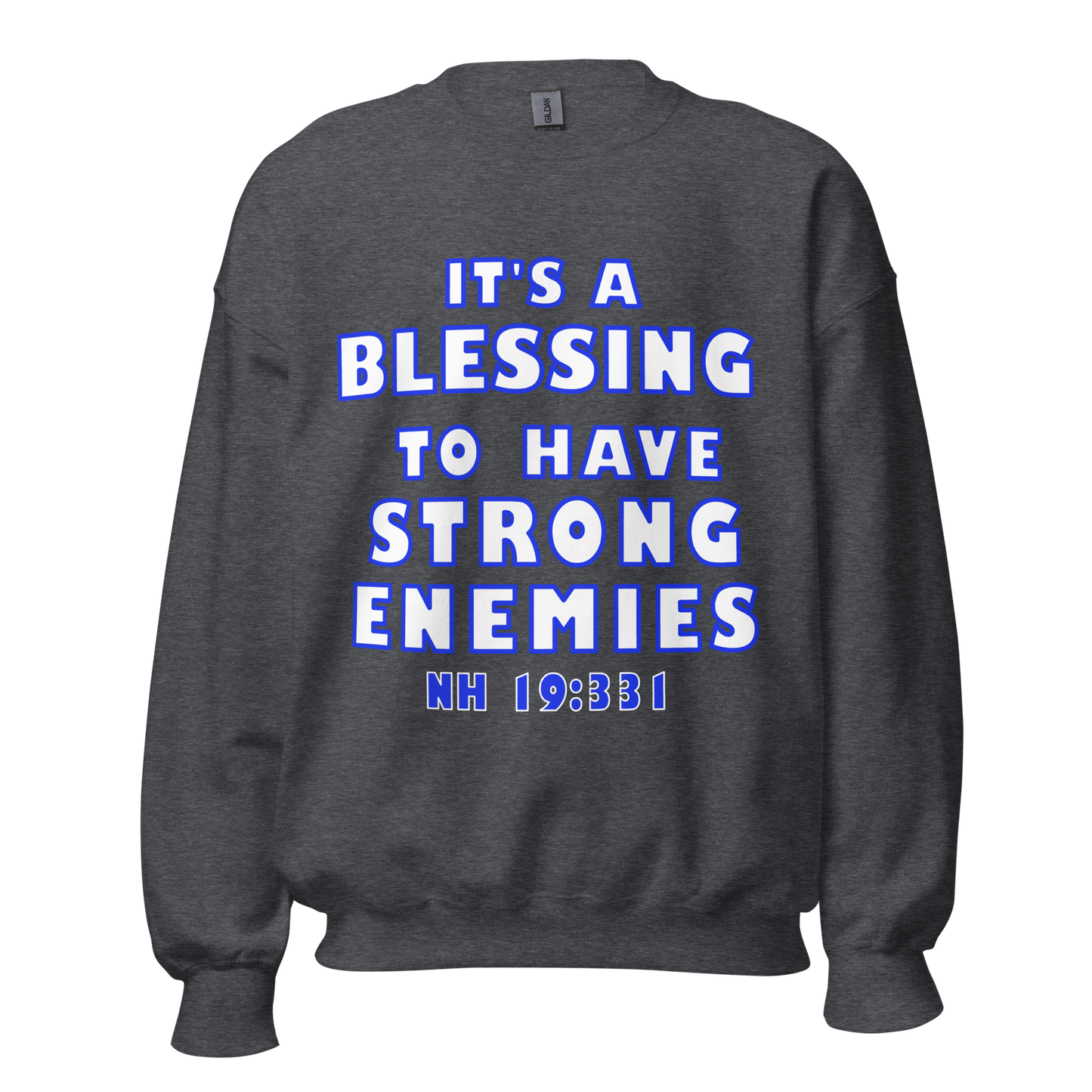 Whatwear Strong Enemies blu Sweatshirt