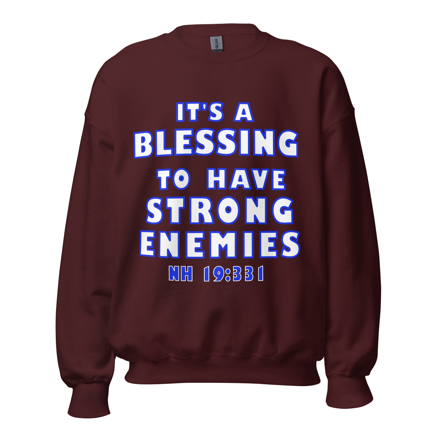 Whatwear Strong Enemies blu Sweatshirt