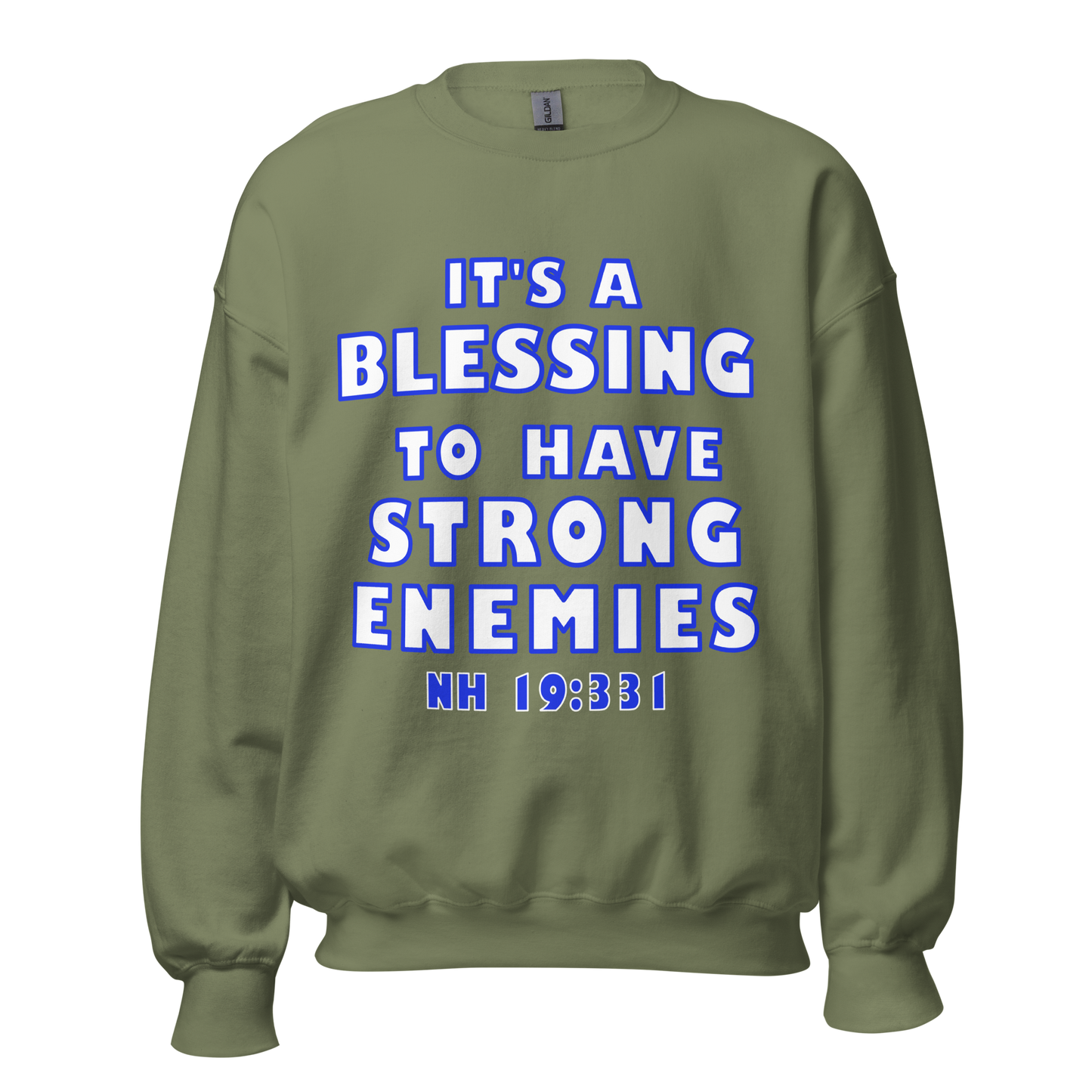 Whatwear Strong Enemies blu Sweatshirt