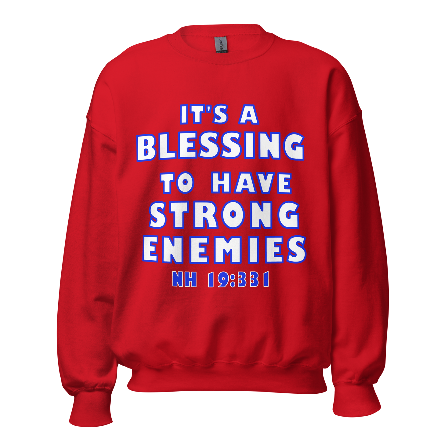 Whatwear Strong Enemies blu Sweatshirt