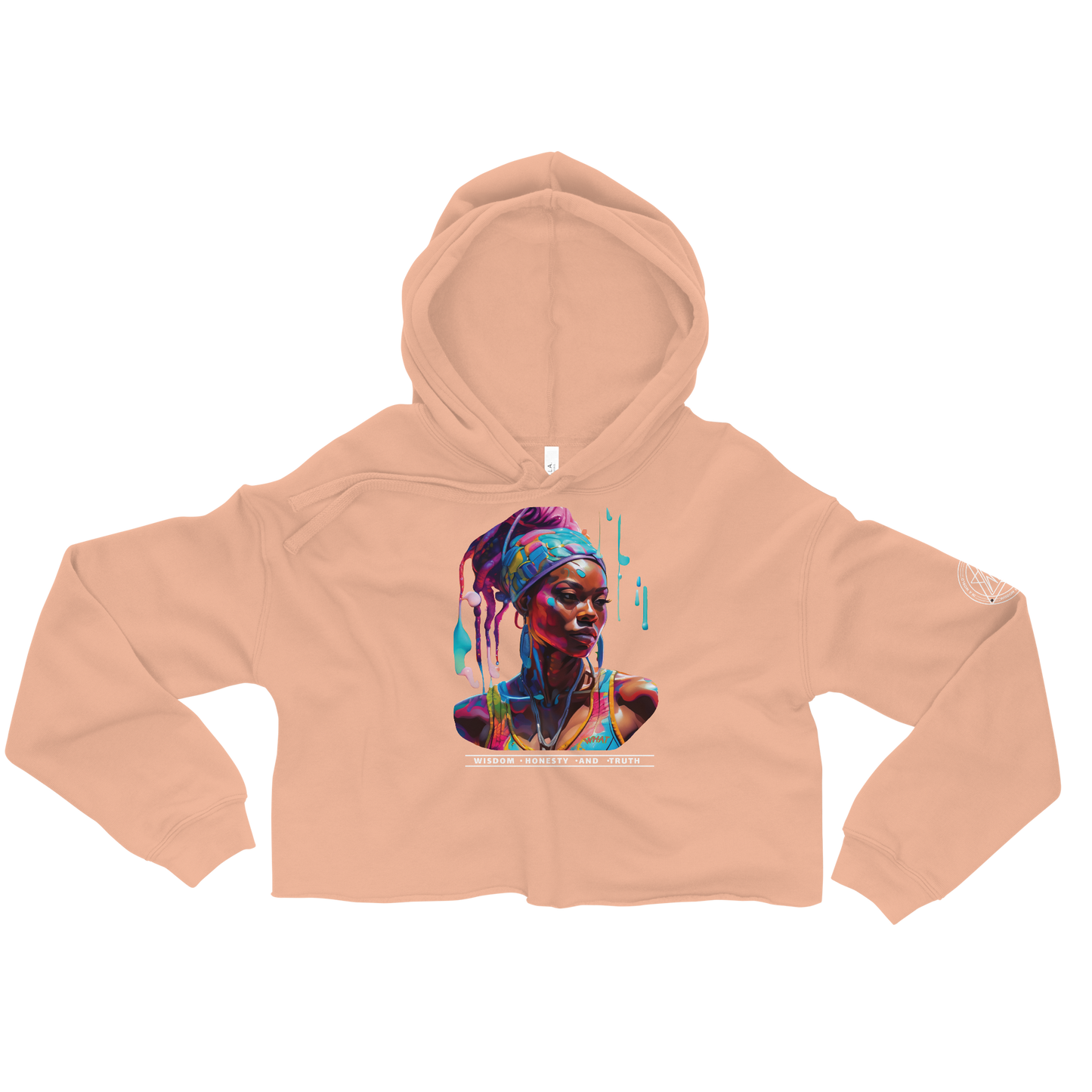 Whatwear Drip Crop Hoodie